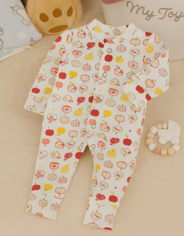 Snuggle Soft Red & White Newborn Romper